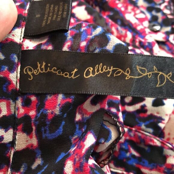 Petticoat Alley Multicolored Semi Sheer Dress - Picture 15 of 15